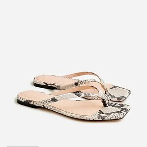 J.Crew - Snake Thong Sandal
